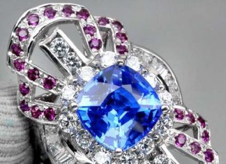 Birthday Gifts Ideas : NEW 3.73CT Art Deco Cushion Cut Tanzanite Blue by JoyofLondon