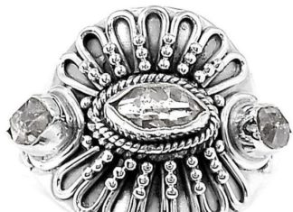 Birthday Gifts Ideas : NEW A Vintage Natural Herkimer Diamond 925 by JoyofLondon on Etsy