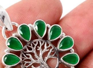 Birthday Gifts Ideas : NEW Beautiful Vintage Tree Of Life Red Ruby & by JoyofLondon