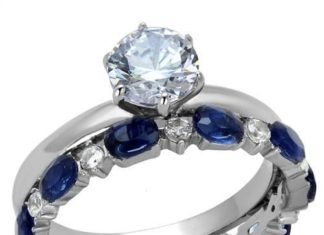 Birthday Gifts Ideas : Perfect 1CT Round Cut Solitaire Russian Lab Diamond 14K White Gold Engagement Ri…