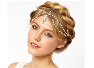 Birthday Gifts Ideas : Red Pearl and Crystal Boho Hair and Head Jewelry