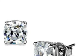 Birthday Gifts Ideas : Vintage 2.25CT Round Cut Russian Lab Simulated Diamond Solitaire Screw Back Pla…