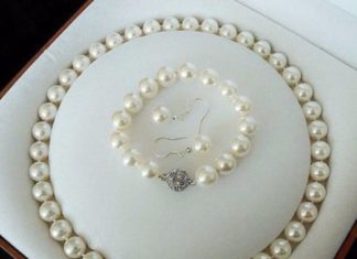Birthday Gifts Ideas : Vintage 8mm Japanese Akoya White Salt Water Pearl 18″ Necklace, Bracelet & Drop …