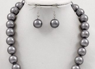 Birthday Gifts Ideas : Vintage Japanese Akoya 10mm Gray Pearl 18 Necklace by JoyofLondon