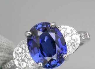 Birthday Gifts Ideas : Vintage Natural 1.7CT Oval Cut Blue Sapphire Engagement Promise Anniversary Ring…