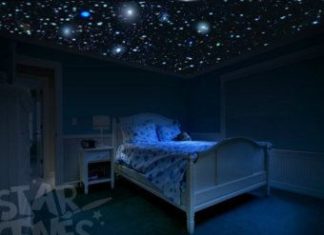 Birthday Gifts Inspiration : 3D glow in the dark star decals dome shaped. Create by StarScenes
