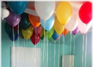 Birthday Gifts Inspiration : Balloon Memories- Grab some helium balloons and attach a photo and/or message to…