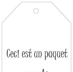 Birthday Gifts Inspiration : Etiquettes Cadeaux de Noël-A imprimer