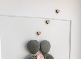 Birthday Gifts Inspiration : Framed Pebble Art Mother Pebble Art Mothers Gift Friends