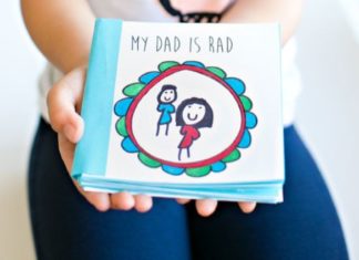 Birthday Gifts Inspiration : Kid Made Free Printable Fathers Day Book | Easy Fathers Day Crafts for Kids to M…