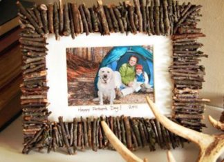 Birthday Gifts Inspiration : Make a Rustic Frame for Dad | DIY Fathers Day Gift Ideas from Kids | DIY Birthda…