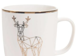 Birthday Gifts Inspiration : Mug motif cerf en porcelaine – Vendu par 2
