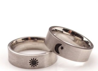 Birthday Gifts Inspiration : My Sun and My Moon Promise Rings FREE World Shipping ⭐️ Money-Back Guara…