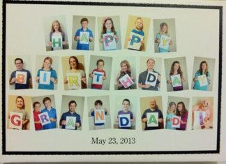 Birthday Gifts Inspiration : My siblings and I made this for my Dad's 70th birthday last week. Found the…