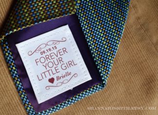 Birthday Gifts Inspiration : Personalized Tie Patch • Father of the Bride Gift • Suit Label • Father’…