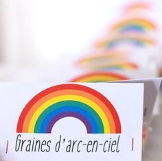 Birthday Gifts Inspiration : Rainbow party fête arc-en-ciel favor gift