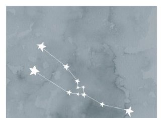 Birthday Gifts Inspiration : Taurus Zodiac Constellation Wall Art Printable door FebruaryLane