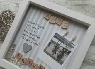 Birthday Gifts Inspiration : This handmade, personalised scrabble frame makes the perfect gift for a friends …