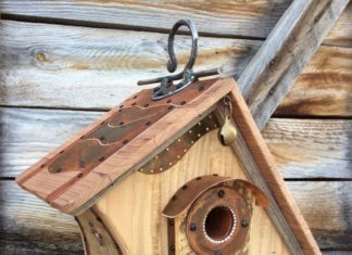 Birthday Gifts Inspiration : Unique Barnwood Birdhouse Reclaimed Recycled by CampbellWoodworks #birdhouseplan…