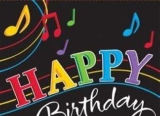 Birthday Quotes : Dancing Musical Notes Happy Birthday 3-Ply Lunch Napkins (16 Pack)