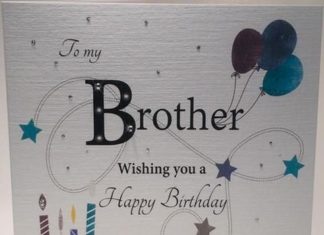 Happy Birthday Brother : Brother Birthday Card – HerbysGifts.com