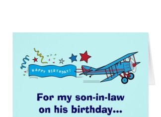 Happy Birthday Brother : Happy Birthday Son-in-Law Airplane Card