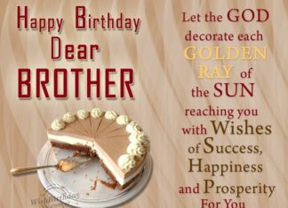 Happy Birthday Brother : Happy birthday wishes brother images pictures[/caption…