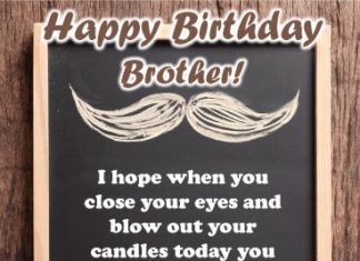 Happy Birthday Brother : I Mustache You A Question – Happy Birthday Wish Card for Brother