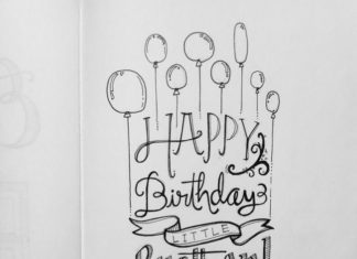Happy Birthday Brother : #handlettering #illustration #birthday #doodle #sandidoodles #family #brother #h…