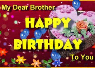 Happy Birthday Brother : happy birthday to brother