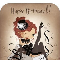 Happy Birthday Wiches : Achetez au meilleur prix vos cartes postales de Jessica Secheret chez ww.arret-s…