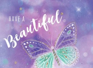 Happy Birthday Wiches : Claire Mcelfatrick – Pretty Birthday Butterfly