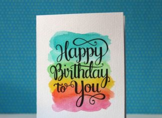 Happy Birthday Wiches : Encore une idée simple comment décorer une carte