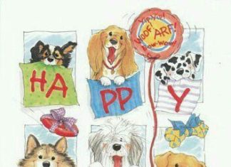 Happy Birthday Wiches : Happy Birthday with dogs