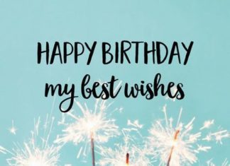 Happy Birthday Wiches : Happy Birthday. My best wishes.