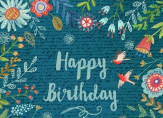 Happy Birthday Wiches : Happy Birthday. Verjaardagskaart met bloemen, verkrijgbaar bij #kaartje2go voor …