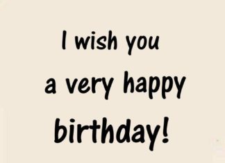 Happy Birthday Wiches : I wish you a very happy birthday!