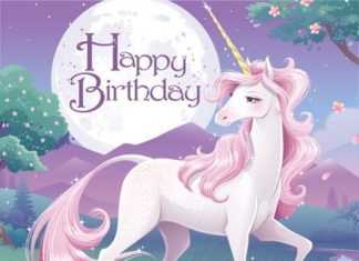 Happy Birthday Wiches : Unicorn Fantasy Birthday Lunch Napkins 16pk