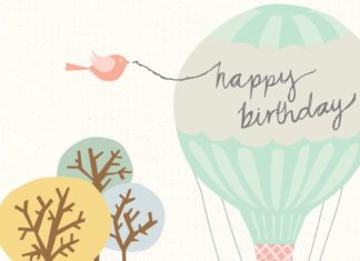 Happy Birthday Wiches : antique hot air balloon illustration – Google Search