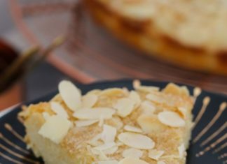 Birthday Cake : A deliciously zesty FLOURLESS LEMON CAKE made with almond meal and ricotta… in…