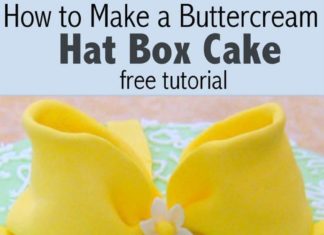 Birthday Cake : How to Make a Cake with a Frosted Lid- Free Tutorial by MyCakeSchool.com! #cake…
