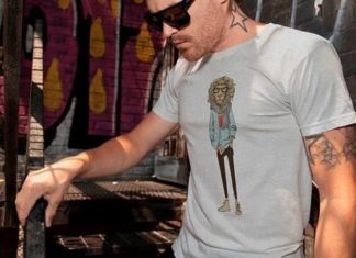 Birthday Gifts Ideas : Unisex Hipster Lion T-shirt