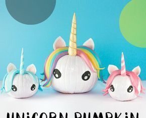Birthday Gifts Inspiration : Halloween Pumpkin Unicorn, so awesome and super cute !!! DIY now !