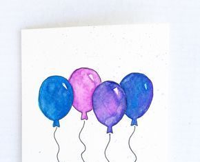 Birthday Gifts Inspiration : Happy Birthday Card Blue Pink More