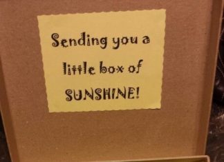 Birthday Gifts Inspiration : So proud of my best friend gift that I made! A little box of sunshine for @Julie…