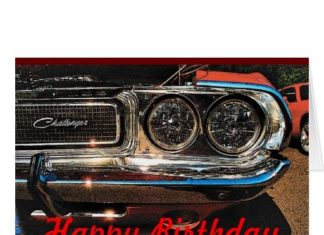 Happy Birthday Brother : Birthday Muscle Car Card