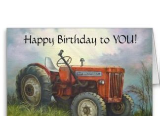 Happy Birthday Brother : Free Tractor Birthday Cards | Birthday – Old International Farm Tractor Greeting…