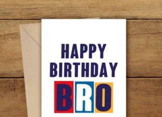 Happy Birthday Brother : Happy Birthday BRO Card