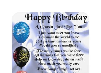 Happy Birthday Brother : Happy Birthday Brother : Cousin poem Happy Birthday Drink Coaster askbirthday….