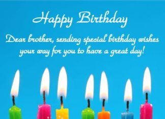 Happy Birthday Brother : Happy Birthday Brother : Special Wishes – Happy Birthday Card for Brother: Send …